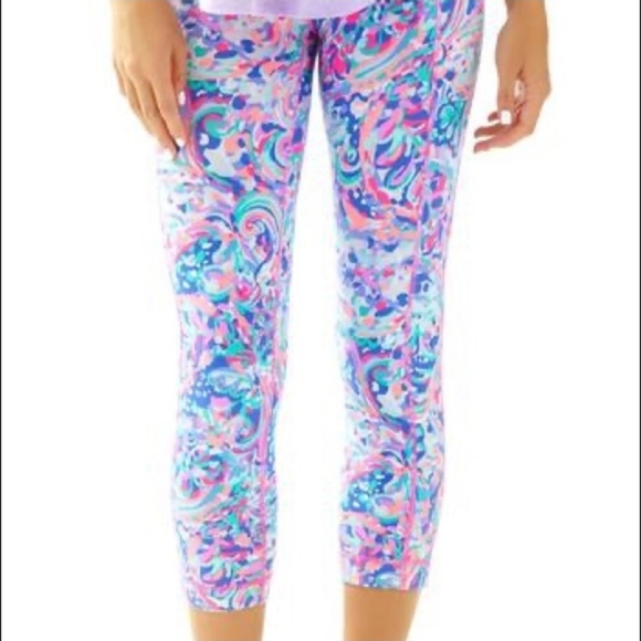 Lilly Pulitzer Pants - Lilly Pulitzer Weekender Cropped Pant Multi La Playa Legging Size Medium